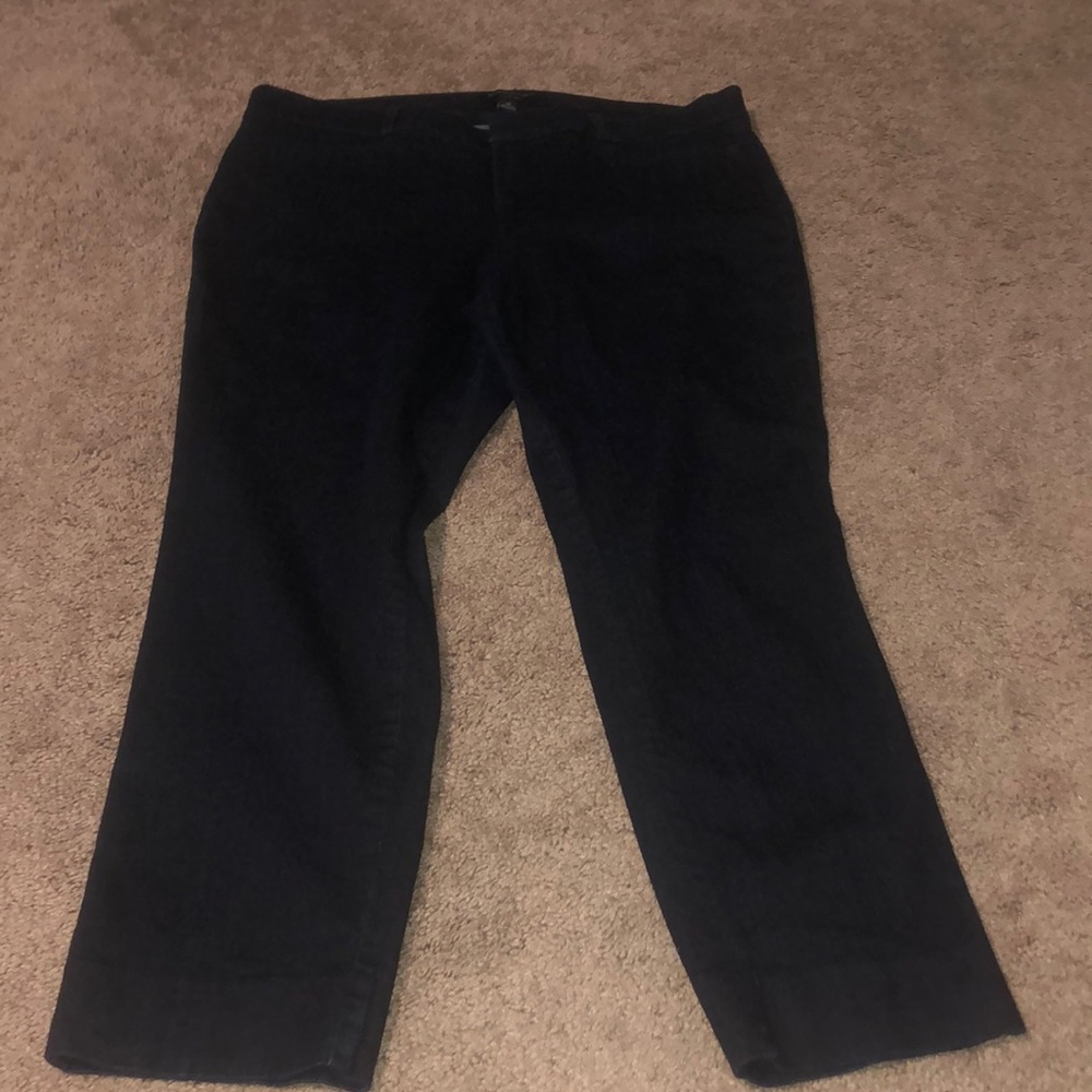 Sloan cropped denim ankle pants